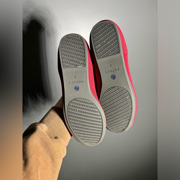 Rothy’s The Flat in Poppy Red Womens Size 8 - Picture 4 of 6